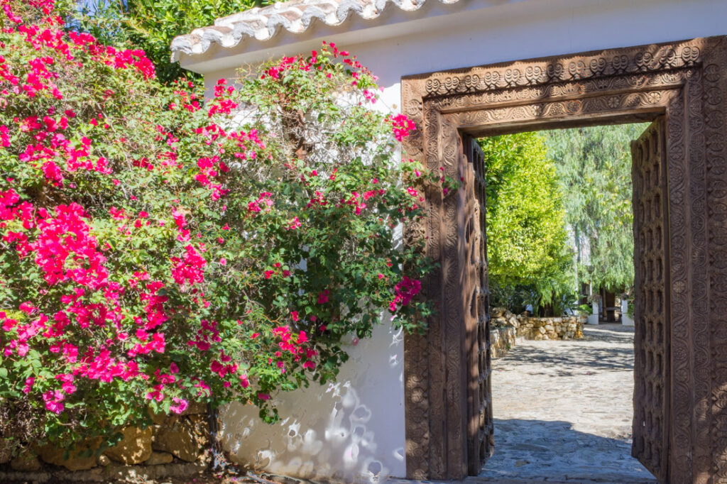 Entrada a la finca.